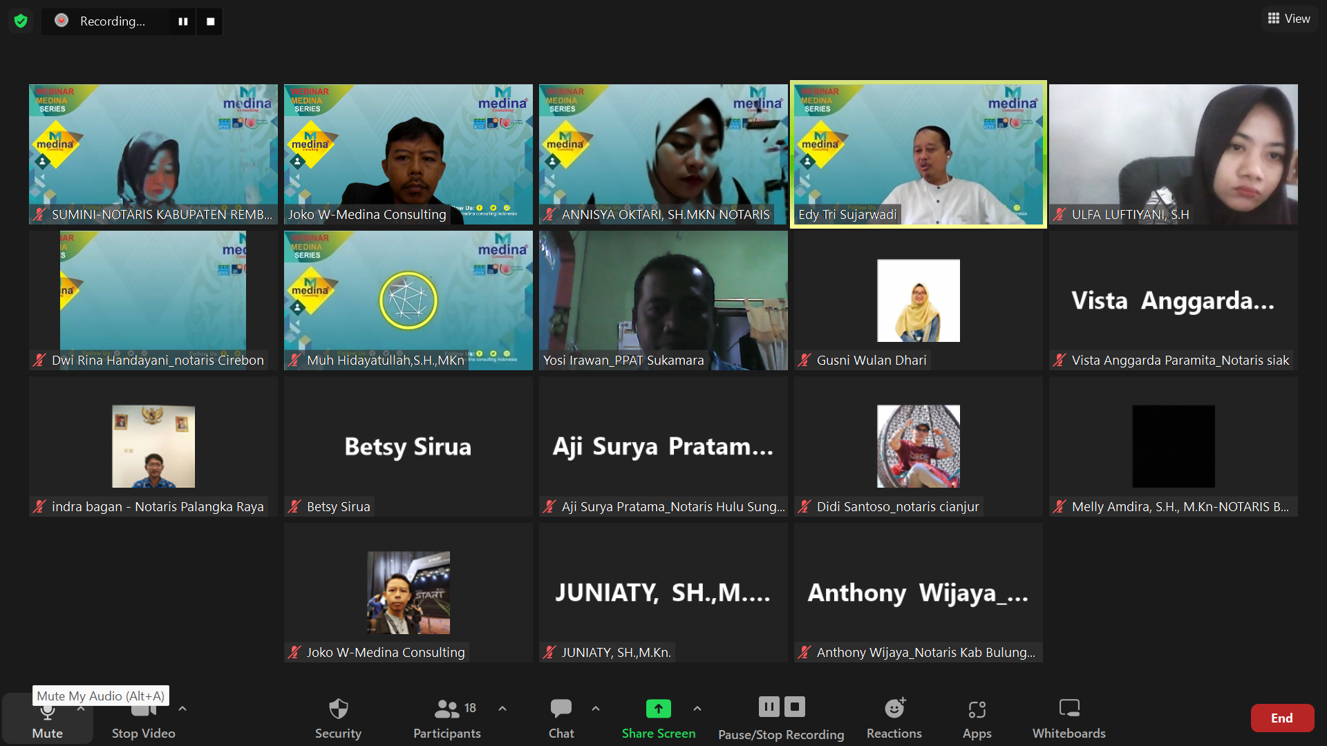 Webinar Audit Bank Syariah